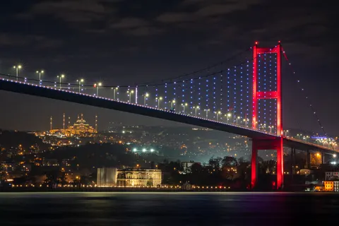 Papel de parede Ponte da cidade 4K · city · 3840×2561