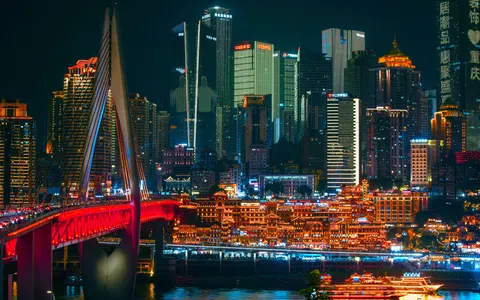 Stadtbrücke 4K Hintergrundbild · city · 3840×2400
