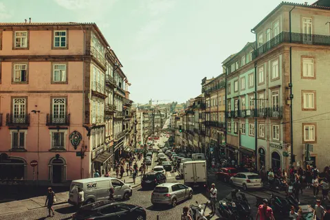 Fond d'écran Rue de la vieille ville 4K · architecture · 3840×2560