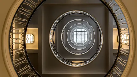 خلفية درج حلزوني بدقة 4K · architecture · 3840×2160
