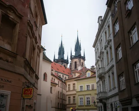 Old Town Street 4K Wallpaper · architecture · 3840×3072