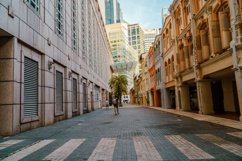 Old Town Street 4K Wallpaper · architecture · 3840×2560