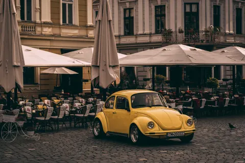 Old Town Street 4K Wallpaper · architecture · 3840×2563