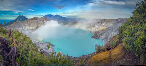 Fondo de pantalla Volcán 4K · nature · 3840×1754