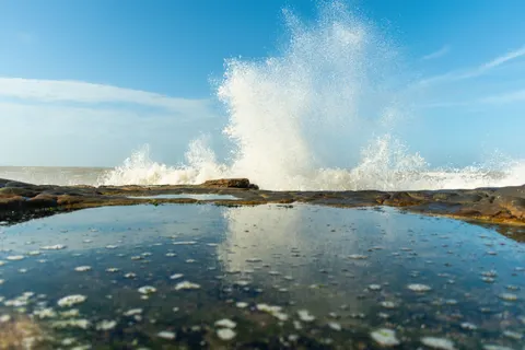 Fondo de pantalla Poza de Marea 4K · ocean · 3840×2560