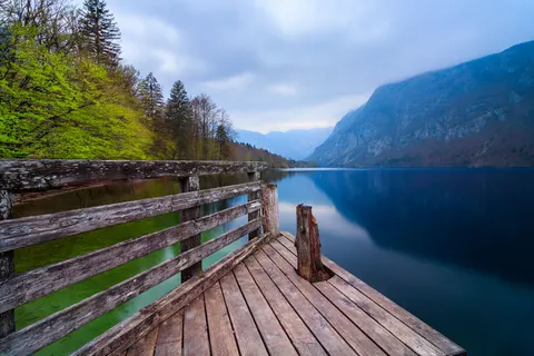 Sfondo Molo di Legno 4K · ocean · 3840×2560
