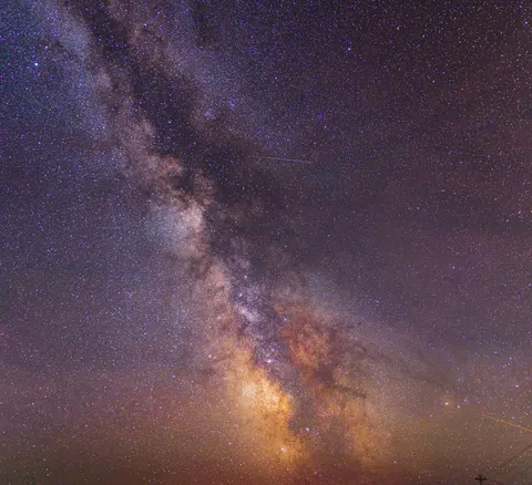 रात के आसमान में आकाशगंगा 4K वॉलपेपर · space · 3840×3503