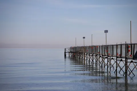 Ahşap İskele 4K Duvar Kağıdı · ocean · 3840×2560