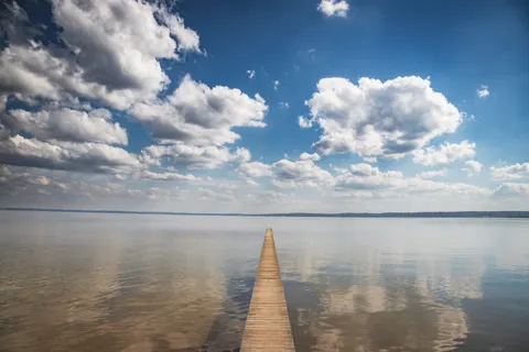 Wooden Pier 4K Wallpaper · ocean · 3840×2560