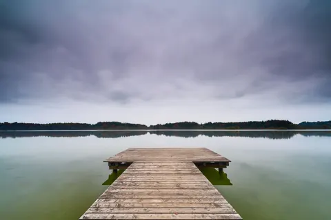 Wooden Pier 4K Wallpaper · ocean · 3840×2560