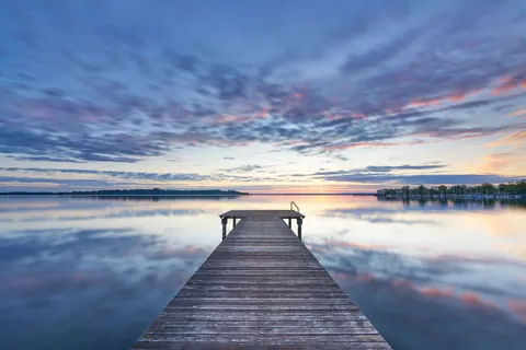 والپیپر اسکله چوبی با کیفیت 4K · ocean · 3840×2560