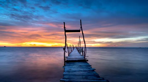 Havenhoofd 4K-achtergrond · ocean · 3840×2141
