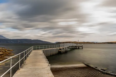 Fondo de pantalla Muelle en el Mar 4K · ocean · 3840×2560