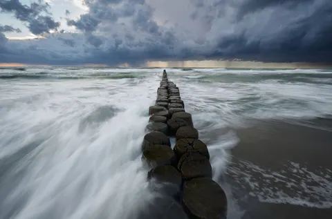 Havenhoofd 4K-achtergrond · ocean · 3840×2539