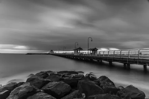 Havenhoofd 4K-achtergrond · ocean · 3840×2560