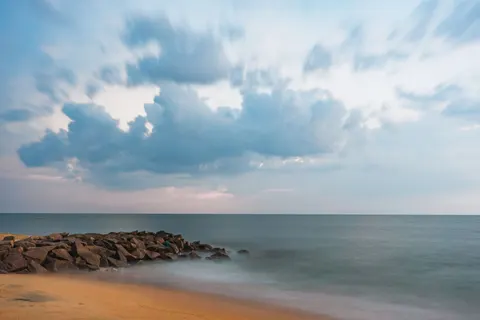 Fondo de pantalla Muelle en el Mar 4K · ocean · 3840×2560