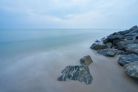 Fondo de pantalla Muelle en el Mar 4K · ocean · 3840×2560