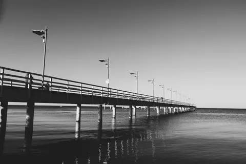 Havenhoofd 4K-achtergrond · ocean · 3840×2560