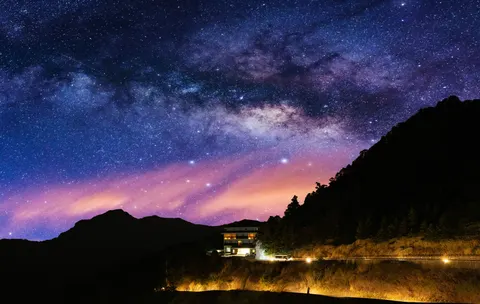 والپیپر آسمان پرستاره با کیفیت 4K · space · 3840×2433