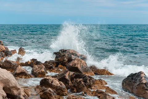 خلفية أمواج المحيط بدقة 4K · ocean · 3840×2560