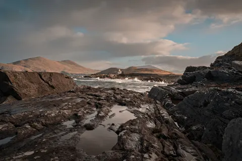 خلفية ساحل المنارة بدقة 4K · ocean · 3840×2560