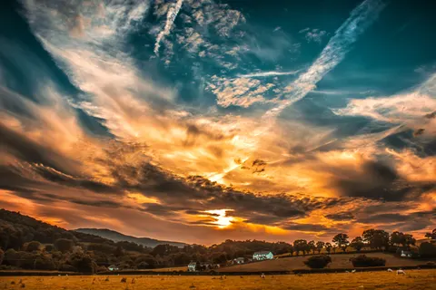 Fondo de pantalla Campo rural 4K · nature · 3840×2560