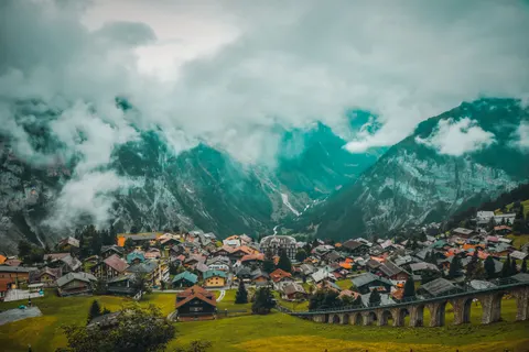 Alpine Village 4K Wallpaper · travel · 3840×2560