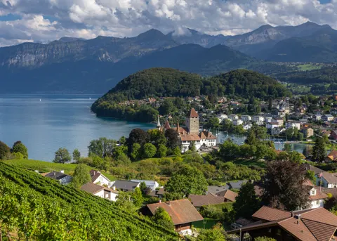 Fond d'écran Village alpin 4K · travel · 3840×2743