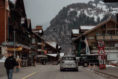 Fond d'écran Village alpin 4K · travel · 3840×2560