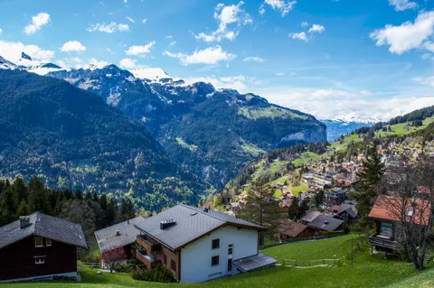 Alpine Village 4K Wallpaper · travel · 3840×2553