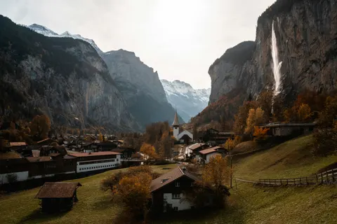 Alpine Village 4K Wallpaper · travel · 3840×2560