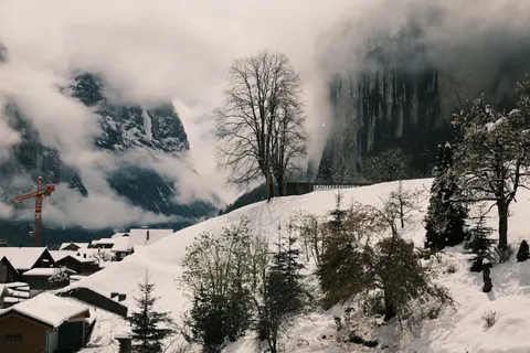 Fond d'écran Village alpin 4K · travel · 3840×2560