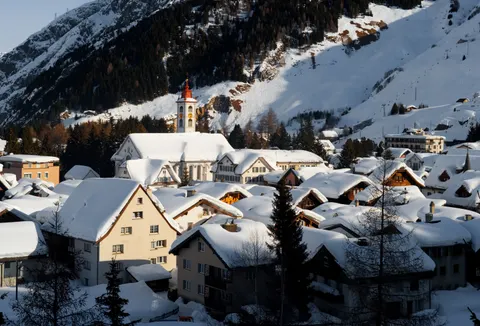 Alpine Village 4K Wallpaper · travel · 3840×2606