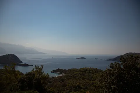 Fondo de pantalla Isla aérea 4K · ocean · 3840×2560