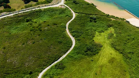 Fond d'écran Île vue aérienne 4K · ocean · 3840×2160