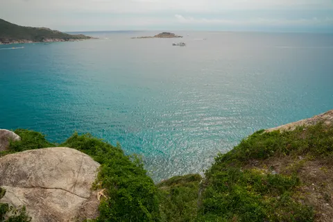 Insel-Luftaufnahme 4K Hintergrundbild · ocean · 3840×2560