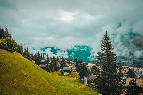 Alpine Village 4K Wallpaper · travel · 3840×2560
