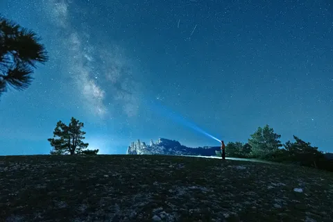 Fond d'écran Voie lactée ciel nocturne 4K · space · 3840×2561