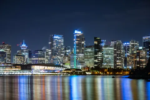 City Skyline at Night 4K Wallpaper · city · 3840×2555
