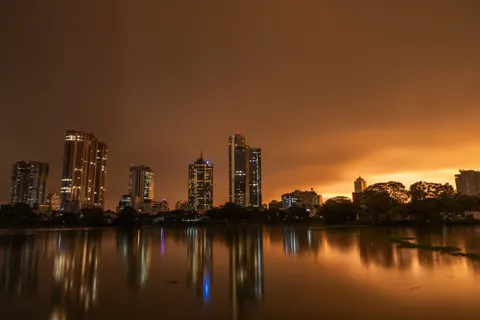 City Skyline at Night 4K Wallpaper · city · 3840×2560