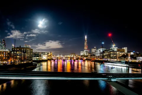 City Skyline at Night 4K Wallpaper · city · 3840×2562