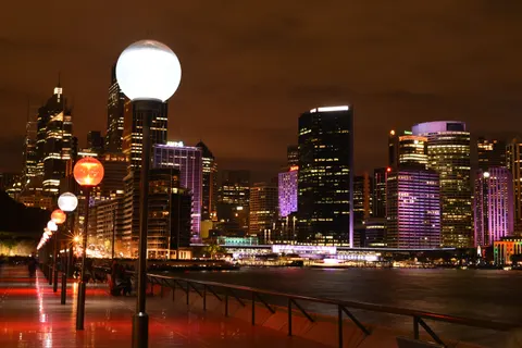 City Skyline at Night 4K Wallpaper · city · 3840×2563