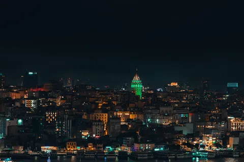 City Skyline at Night 4K Wallpaper · city · 3840×2561