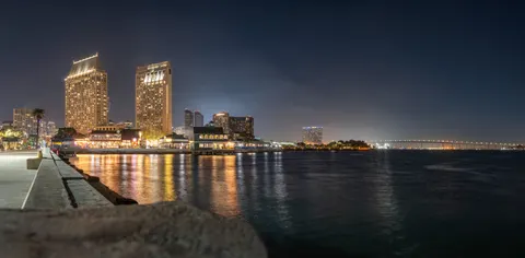 City Skyline at Night 4K Wallpaper · city · 3840×1887