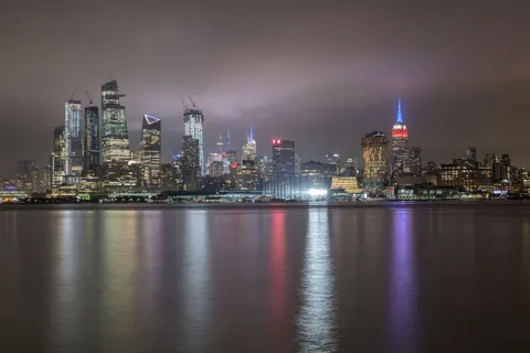 City Skyline at Night 4K Wallpaper · city · 3840×2560