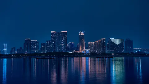 City Skyline at Night 4K Wallpaper · city · 3840×2160