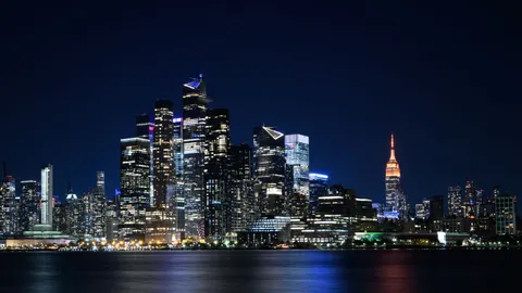 City Skyline at Night 4K Wallpaper · city · 3840×2160