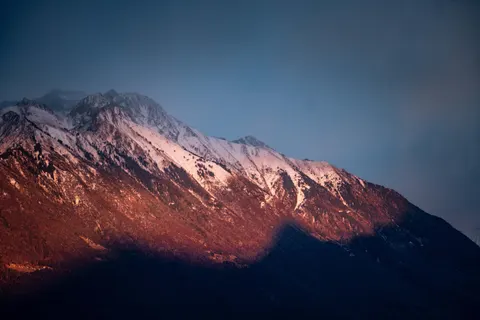 Snowy Mountain Peak 4K Wallpaper · mountains · 3840×2560
