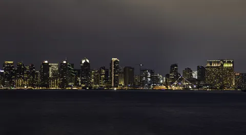 City Skyline at Night 4K Wallpaper · city · 3840×2113