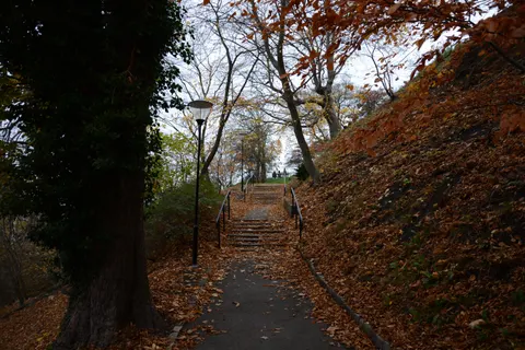 والپیپر پارک پاییزی با کیفیت 4K · autumn · 3840×2560